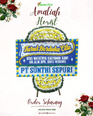 Papan Bunga Duka di Kaway Xvi