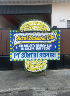Papan Bunga Duka di Kaway Xvi