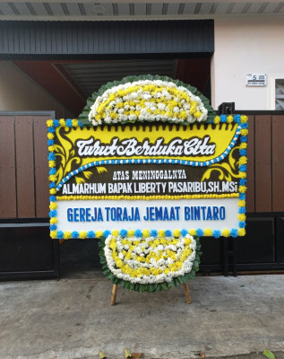 Papan Bunga Duka di Kaway Xvi